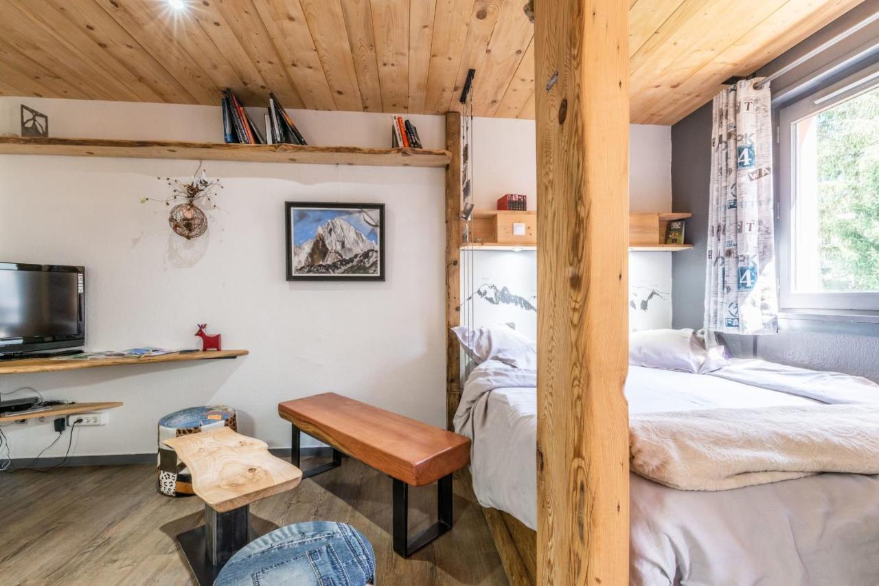 Modern Apt With Mont-Blanc View Chamonix Exteriör bild